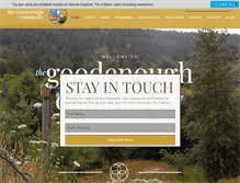 Tablet Screenshot of goodenough.org
